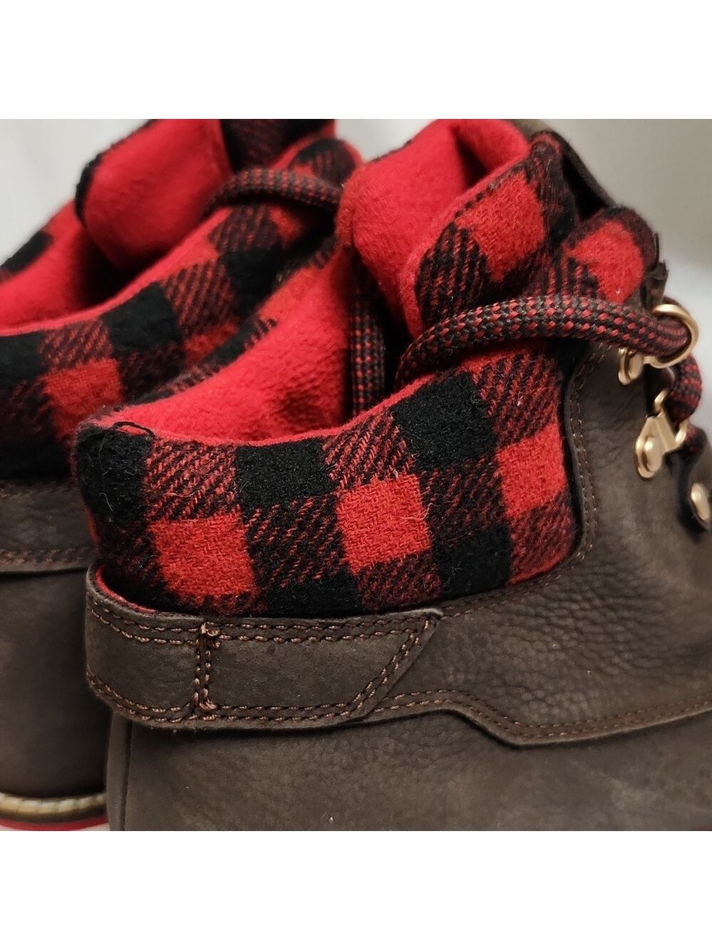 Cole Haan Grand Explore Brown and Red Suede Boots (W Size 7.5) - Picture 10 of 14